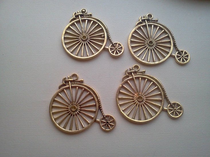 Gold Bicycles* - Click Image to Close