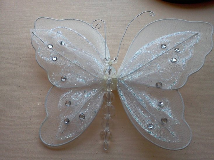 Extra Large White Butterfly* - Click Image to Close