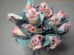5 packs of Two Tone Peach Roses