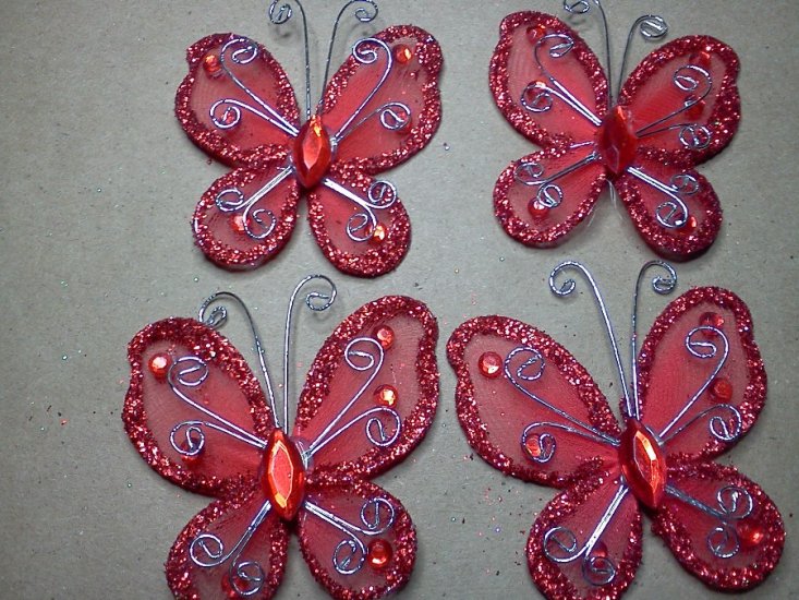 12 Red Butterflies* - Click Image to Close