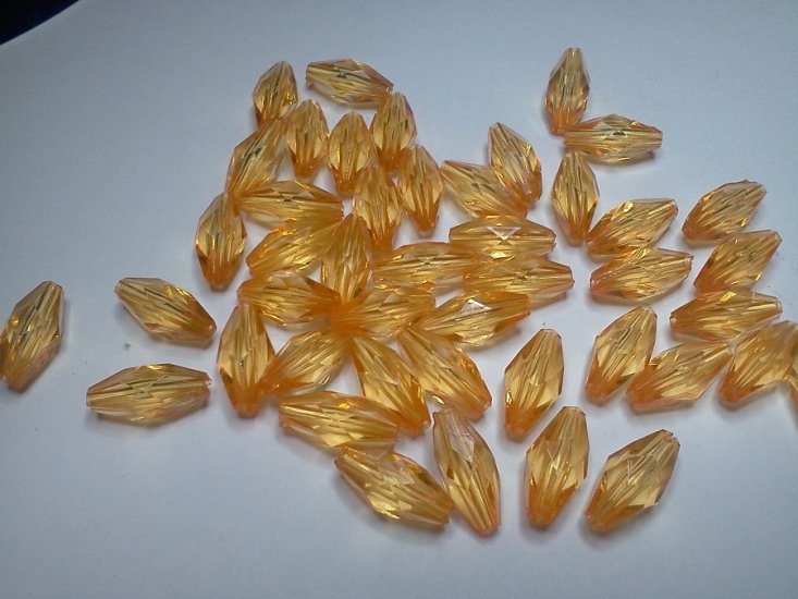 Orange Rice Beads* - Click Image to Close