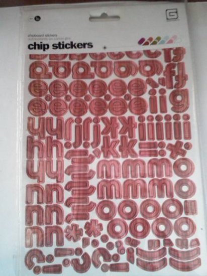 Chipboard Letters* - Click Image to Close