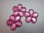 Fuschia Flower Beads*