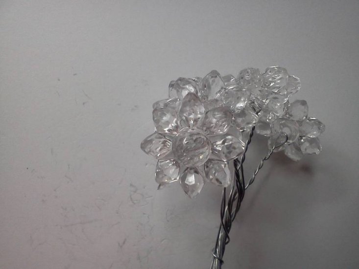 Acrylic Clear Flowers* - Click Image to Close