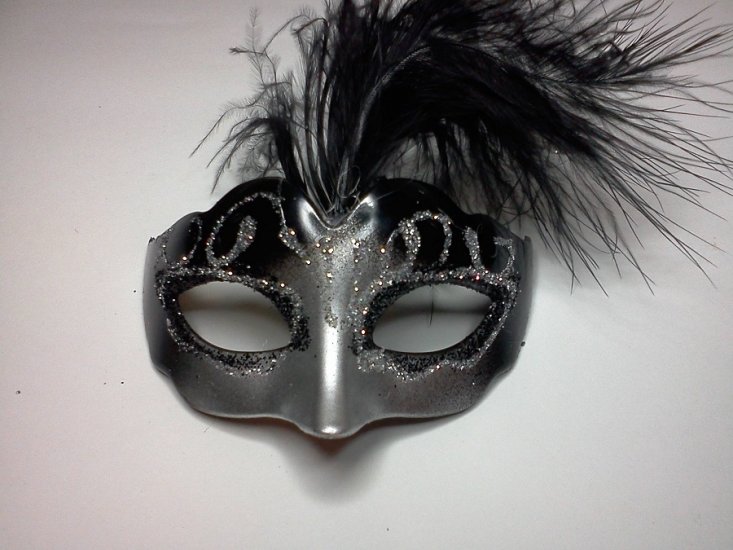 Black/Silver Mask* - Click Image to Close