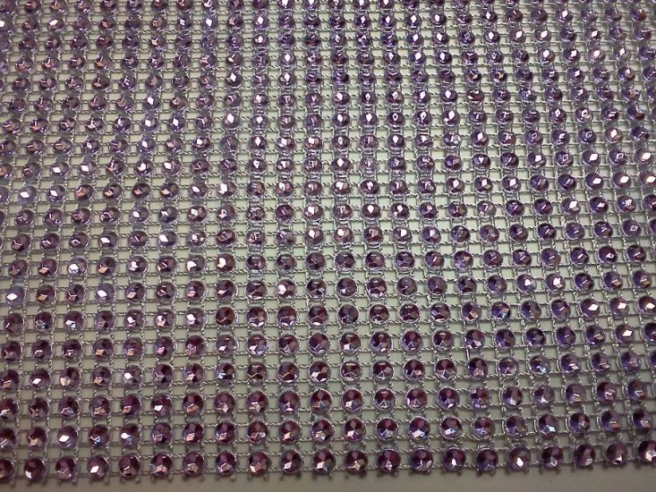 Lavender Mesh Bling - Click Image to Close