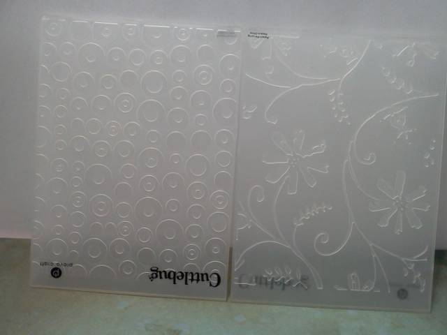 Two Embossing Folders* - Click Image to Close