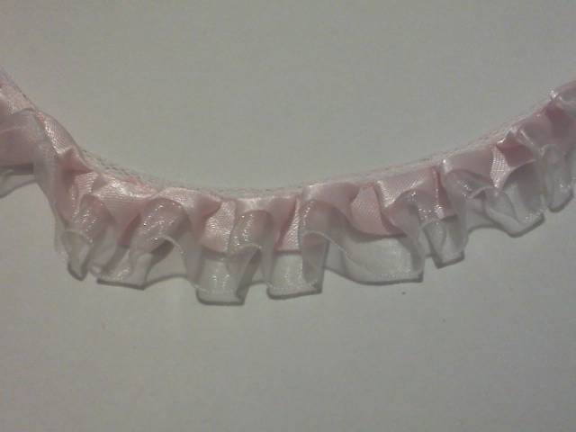 Pink Satin Organza - Click Image to Close