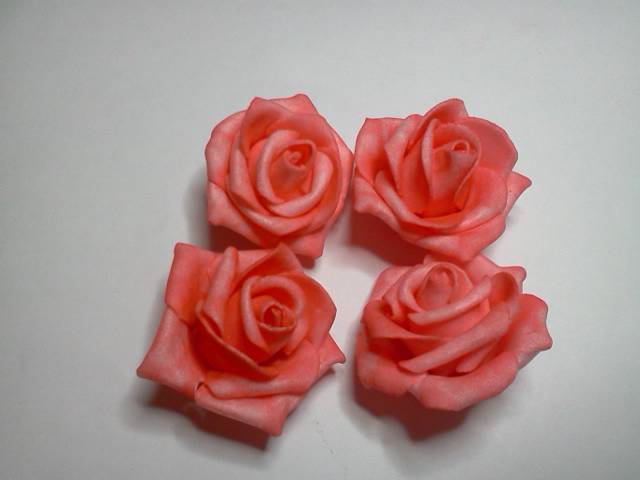 Orange Foam Roses* - Click Image to Close