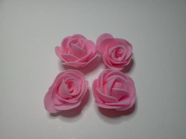 Pink Foam Roses* - Click Image to Close