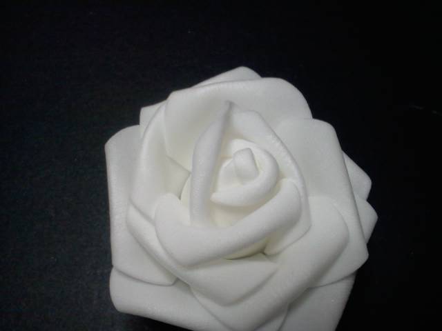 White Foam Roses* - Click Image to Close
