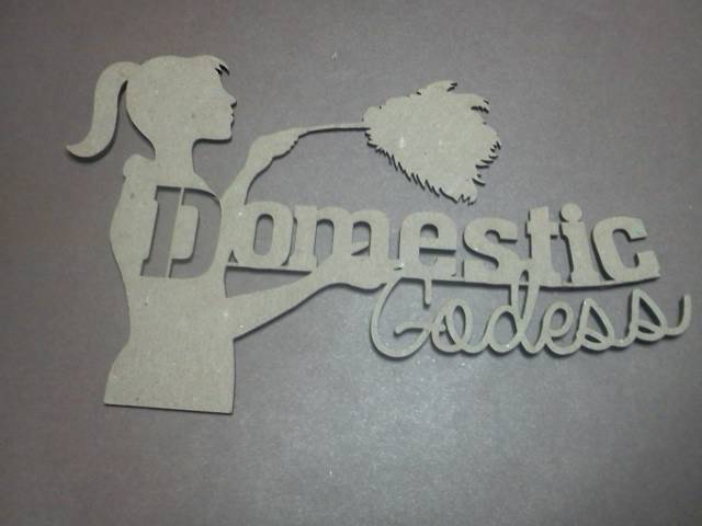 Domestic Goddess Chipboard* - Click Image to Close