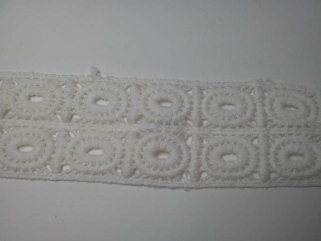 White Crochet Lace* - Click Image to Close