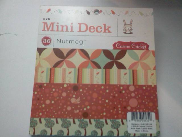 Mini Deck 6x6 paper Nutmeg* - Click Image to Close