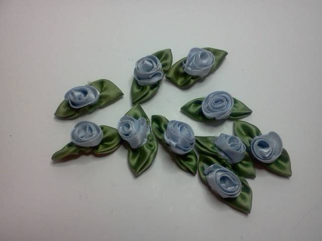 Lavender Fabric Roses* - Click Image to Close