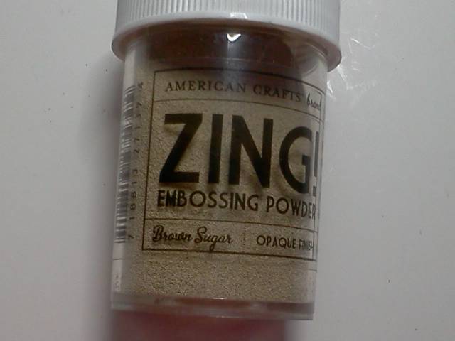 Zing Embossing Brown Sugar* - Click Image to Close