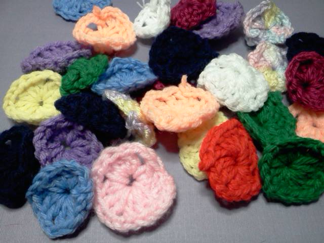 Mix Color Crochet Circles* - Click Image to Close