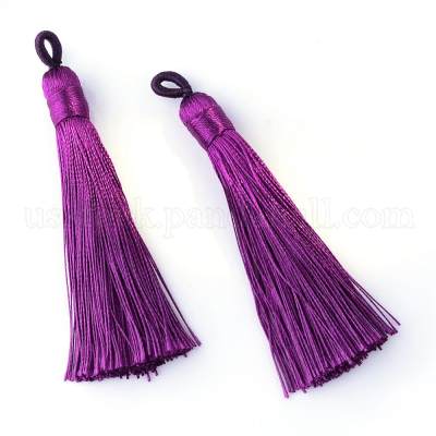 Purple Tassels - Click Image to Close
