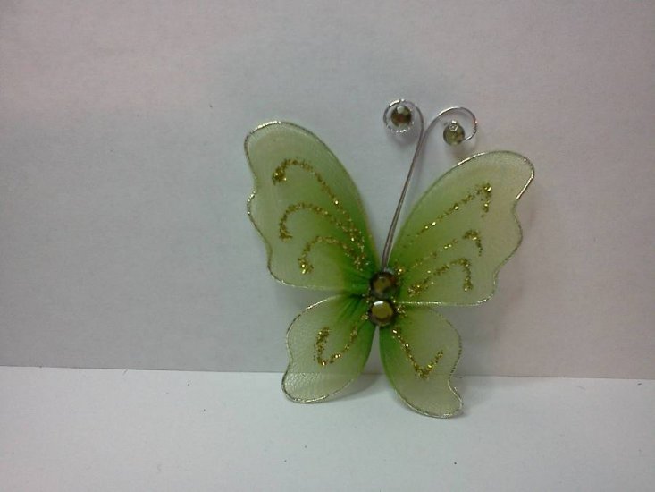 12 Moss Green Butterflies* - Click Image to Close