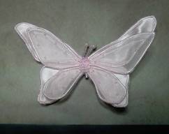 Pink Fabric Butterfly* - Click Image to Close