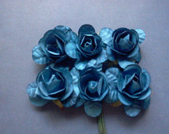 Royal Blue Roses* - Click Image to Close